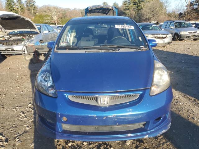 JHMGD38617S050951 - 2007 HONDA FIT S ლურჯი ფოტო 5