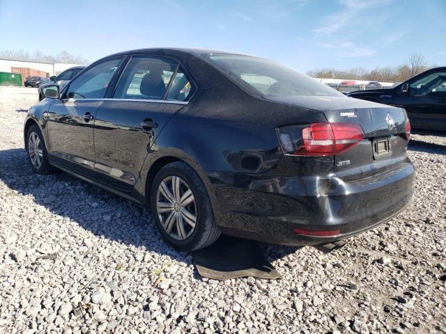 3VW2B7AJ5HM369252 - 2017 VOLKSWAGEN JETTA S BLACK photo 2