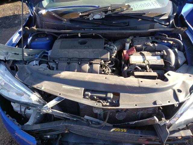 3N1AB7AP3FY342112 - 2015 NISSAN SENTRA S BLUE photo 11