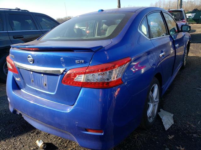 3N1AB7AP3FY342112 - 2015 NISSAN SENTRA S BLUE photo 3