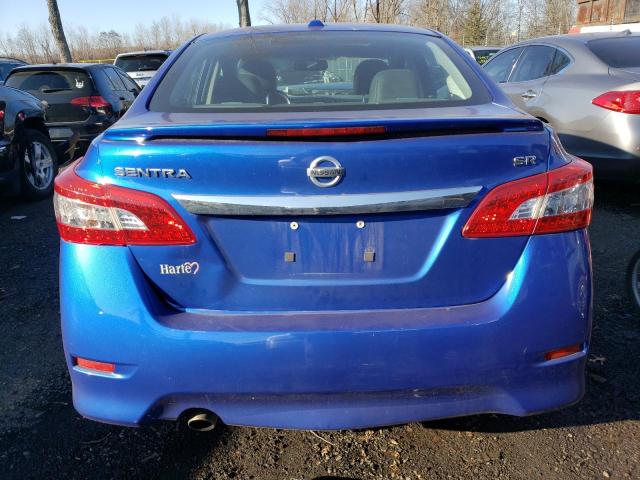 3N1AB7AP3FY342112 - 2015 NISSAN SENTRA S BLUE photo 6