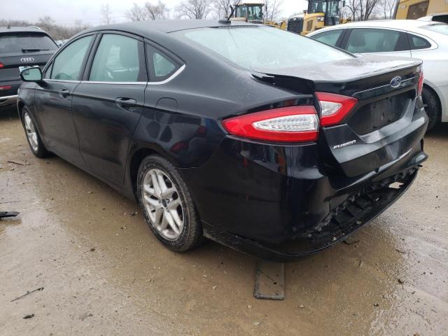 3FA6P0H78GR313613 - 2016 FORD FUSION SE BLACK photo 2