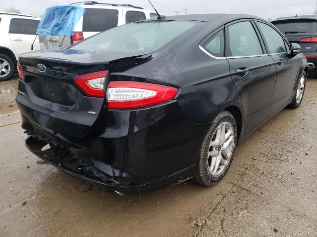 3FA6P0H78GR313613 - 2016 FORD FUSION SE BLACK photo 3