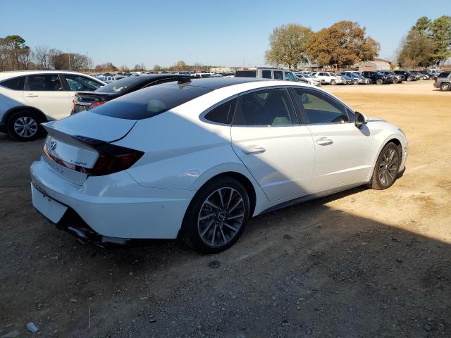 KMHL34J26MA153473 - 2021 HYUNDAI SONATA LIMITED WHITE photo 3