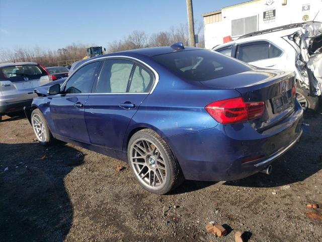 WBA8B7C5XJA583327 - 2018 BMW 340 XI BLUE photo 2