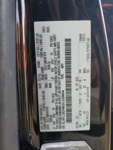 5LMTJ3DH8GUJ29854 - 2016 LINCOLN MKC RESERVE BLACK photo 14