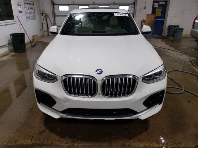 5UX2V1C03L9B07962 - 2020 BMW X4 XDRIVE30I WHITE photo 5