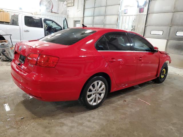 3VWDX7AJ0DM416644 - 2013 VOLKSWAGEN JETTA SE RED photo 3