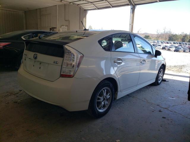 JTDKN3DU9A0173056 - 2010 TOYOTA PRIUS WHITE photo 3