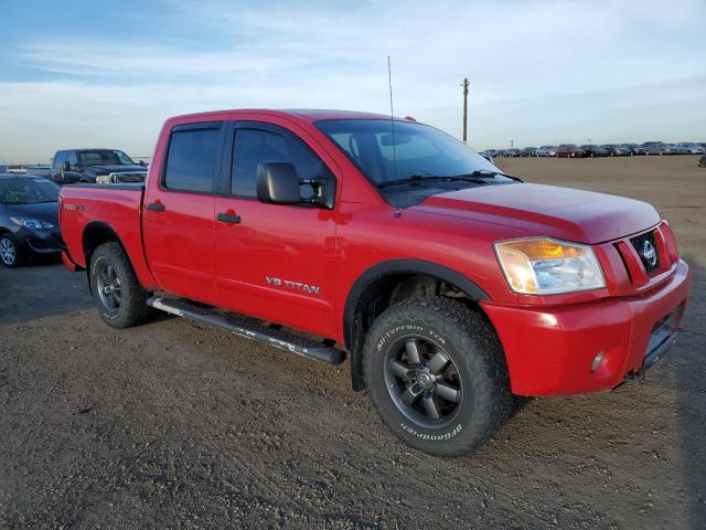 1N6AA0EC3AN311086 - 2010 NISSAN TITAN XE RED photo 4