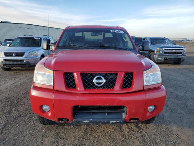 1N6AA0EC3AN311086 - 2010 NISSAN TITAN XE RED photo 5