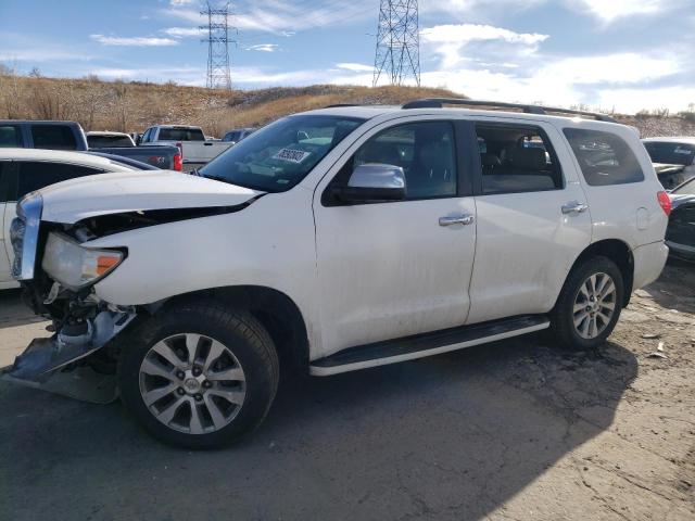 5TDBY68AX8S015311 - 2008 TOYOTA SEQUOIA LIMITED WHITE photo 1