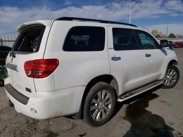 5TDBY68AX8S015311 - 2008 TOYOTA SEQUOIA LIMITED WHITE photo 3