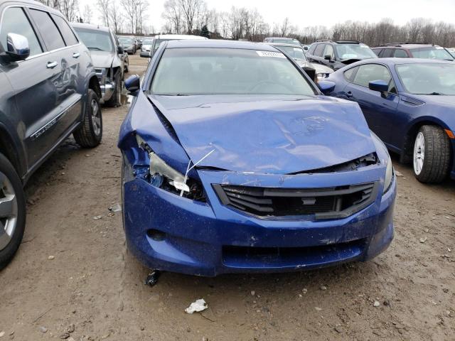 1HGCS1B83AA010860 - 2010 HONDA ACCORD EXL BLUE photo 5