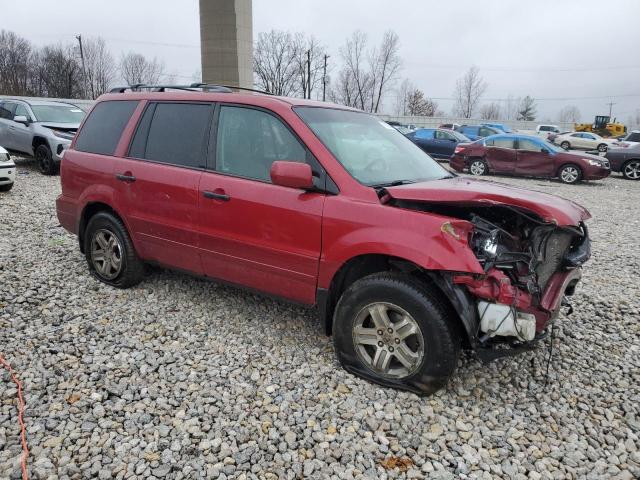 2HKYF18483H555963 - 2003 HONDA PILOT EX RED photo 4