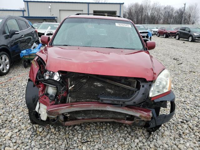 2HKYF18483H555963 - 2003 HONDA PILOT EX RED photo 5