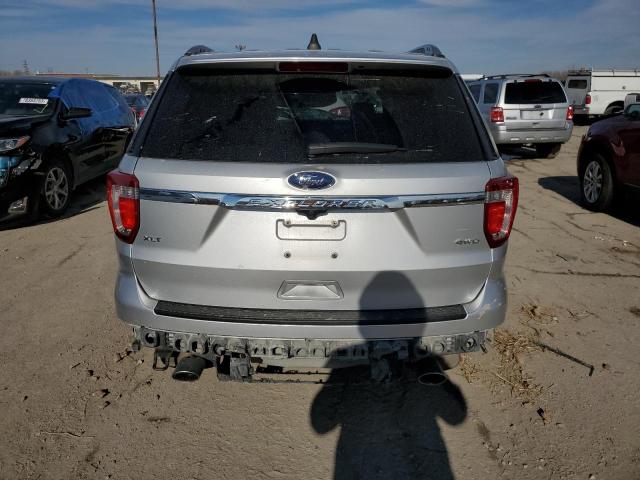 1FM5K8D82JGB41221 - 2018 FORD EXPLORER XLT SILVER photo 6