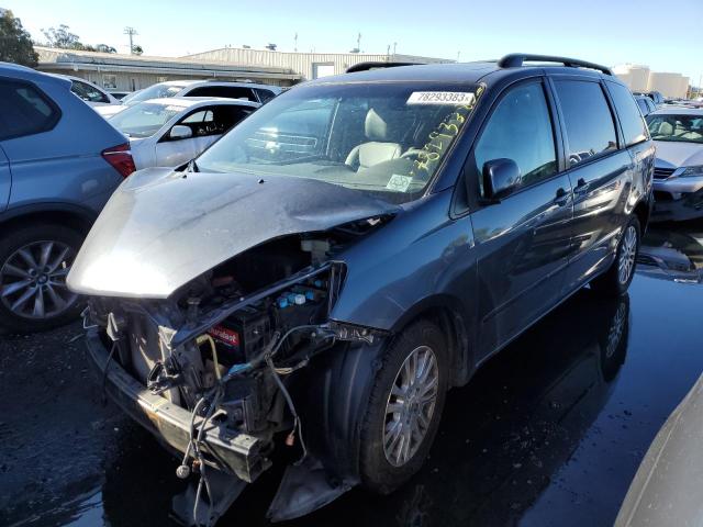 5TDZK22C39S263405 - 2009 TOYOTA SIENNA XLE GRAY photo 1