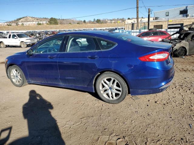 1FA6P0HDXF5116711 - 2015 FORD FUSION SE BLUE photo 2