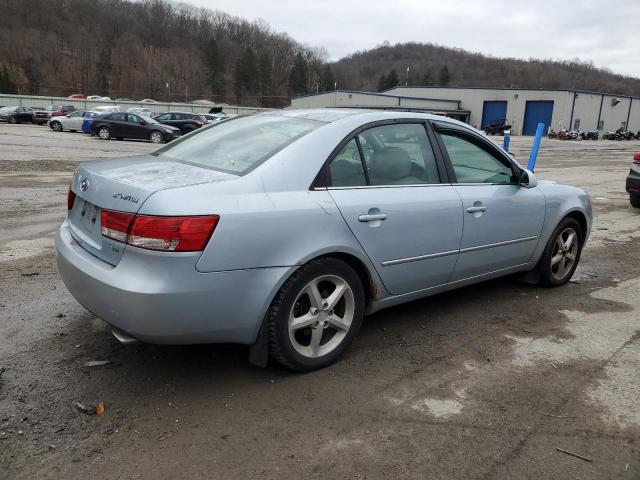 5NPEU46F37H209159 - 2007 HYUNDAI SONATA SE BLUE photo 3