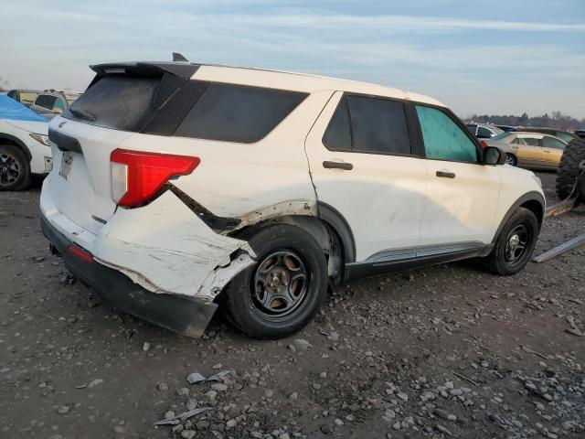 1FM5K8AB0LGA41816 - 2020 FORD EXPLORER POLICE INTERCEPTOR 白色 照片 3