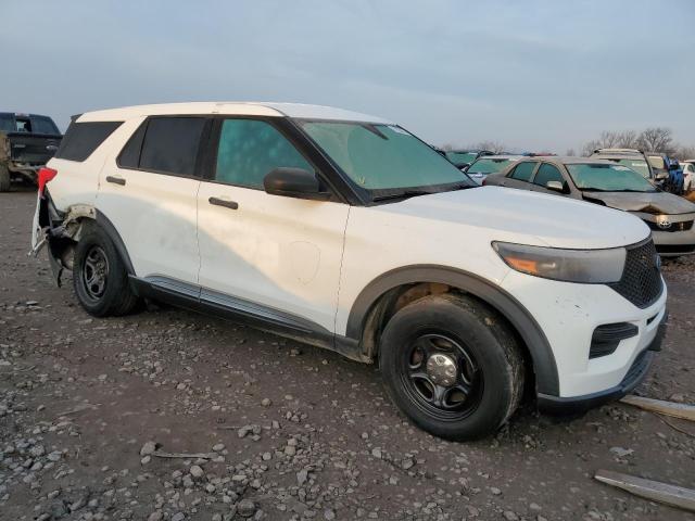 1FM5K8AB0LGA41816 - 2020 FORD EXPLORER POLICE INTERCEPTOR 白色 照片 4