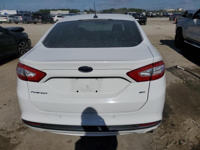 3FA6P0H71ER190895 - 2014 FORD FUSION SE WHITE photo 6