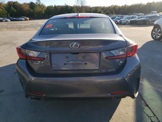 JTHSE5BCXF5001214 - 2015 LEXUS RC 350 GRAY photo 6