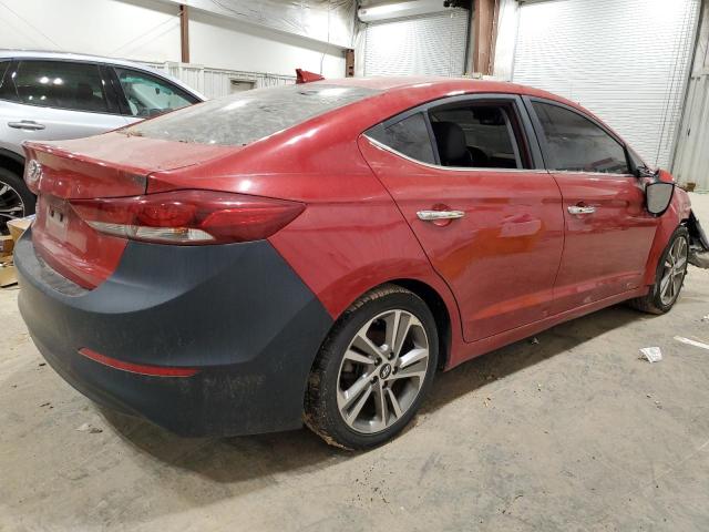 5NPD84LF1HH027644 - 2017 HYUNDAI ELANTRA SE RED photo 3