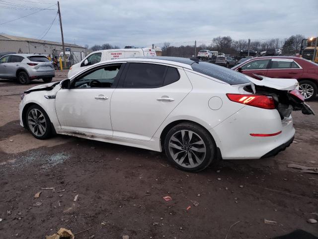 5XXGR4A67FG507807 - 2015 KIA OPTIMA SX WHITE photo 2