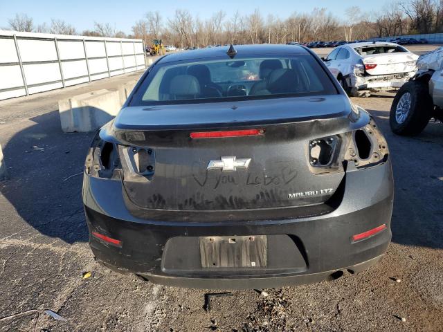 1G11H5SA9DF283459 - 2013 CHEVROLET MALIBU LTZ ნაცრისფერი ფოტო 6