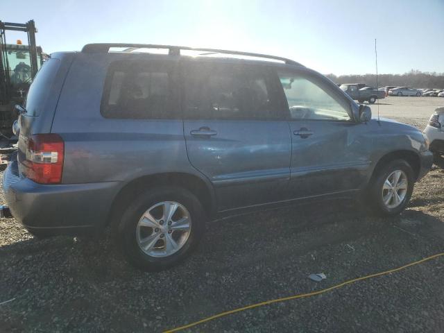 JTEGD21A960141319 - 2006 TOYOTA HIGHLANDER BLUE photo 3