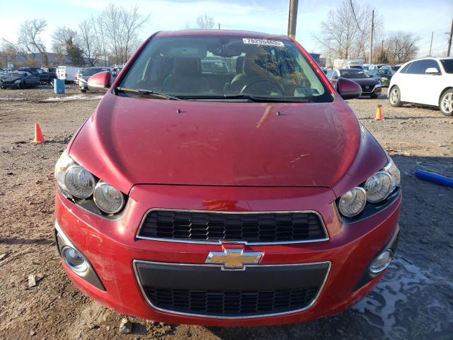 1G1JE6SB2F4199750 - 2015 CHEVROLET SONIC LTZ RED photo 5