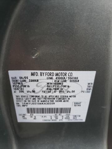 1FMYU03106KA30359 - 2006 FORD ESCAPE XLT GREEN photo 13