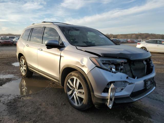 5FNYF6H96HB063673 - 2017 HONDA PILOT TOURING SILVER photo 4