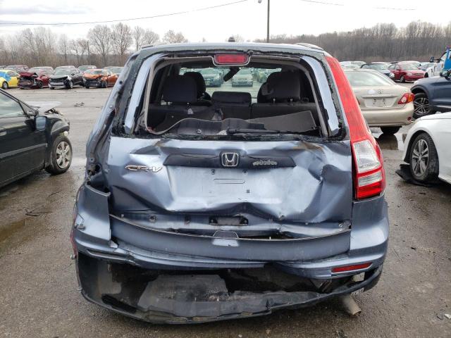 5J6RE3H37BL011100 - 2011 HONDA CR-V LX BLUE photo 6