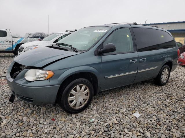 2C4GP54L05R566264 - 2005 CHRYSLER TOWN & COU TOURING BLUE photo 1