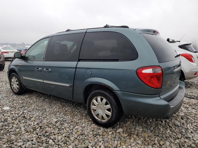 2C4GP54L05R566264 - 2005 CHRYSLER TOWN & COU TOURING BLUE photo 2