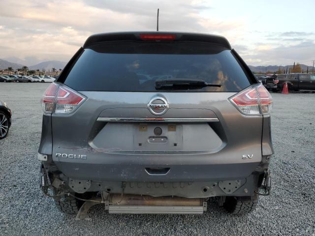 KNMAT2MT3GP601478 - 2016 NISSAN ROGUE S GRAY photo 6