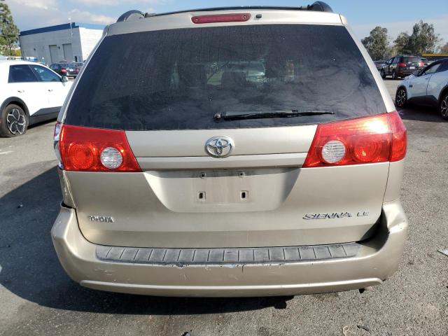 5TDZK23C99S248759 - 2009 TOYOTA SIENNA CE TAN photo 6