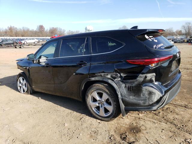 5TDBBRCH8PS568769 - 2023 TOYOTA HIGHLANDER HYBRID LE BLACK photo 2