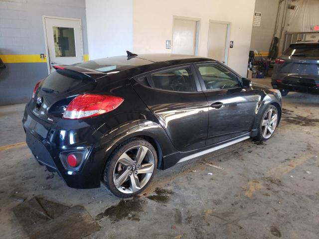 KMHTC6AE7DU132975 - 2013 HYUNDAI VELOSTER TURBO BLACK photo 3