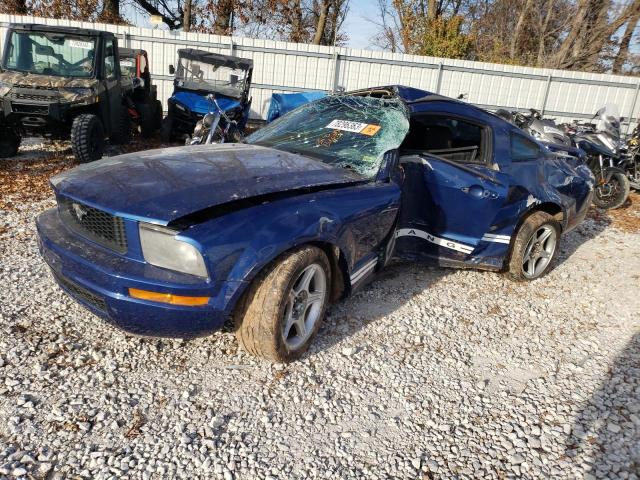 1ZVFT80NX65119615 - 2006 FORD MUSTANG BLUE photo 1
