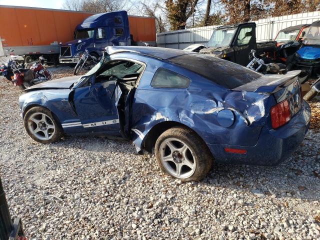 1ZVFT80NX65119615 - 2006 FORD MUSTANG BLUE photo 2