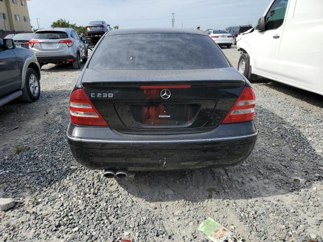 WDBRF52H57F935137 - 2007 MERCEDES-BENZ C 230 BLACK photo 6