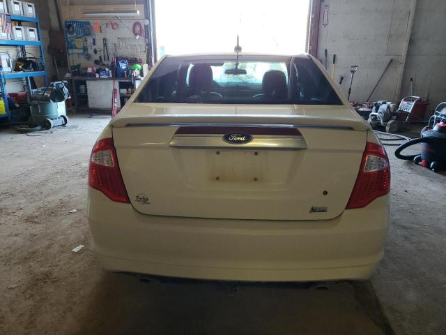 3FAHP0JG9AR381803 - 2010 FORD FUSION SEL WHITE photo 6