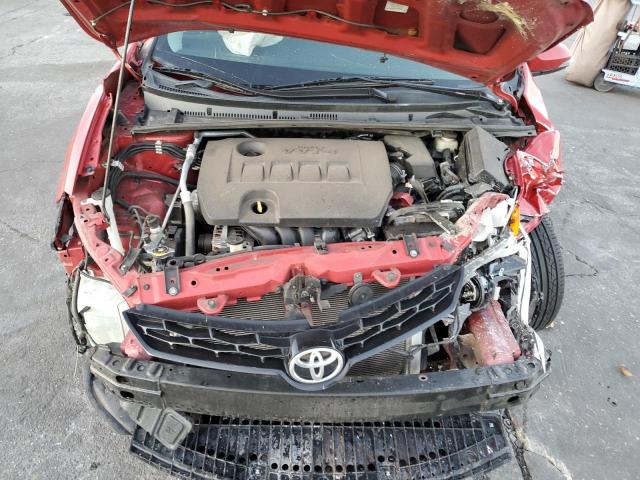 5YFBURHE1GP465484 - 2016 TOYOTA COROLLA L RED photo 11