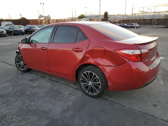 5YFBURHE1GP465484 - 2016 TOYOTA COROLLA L RED photo 2