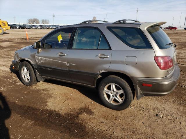 JT6HF10U3Y0157132 - 2000 LEXUS RX 300 BEIGE photo 2