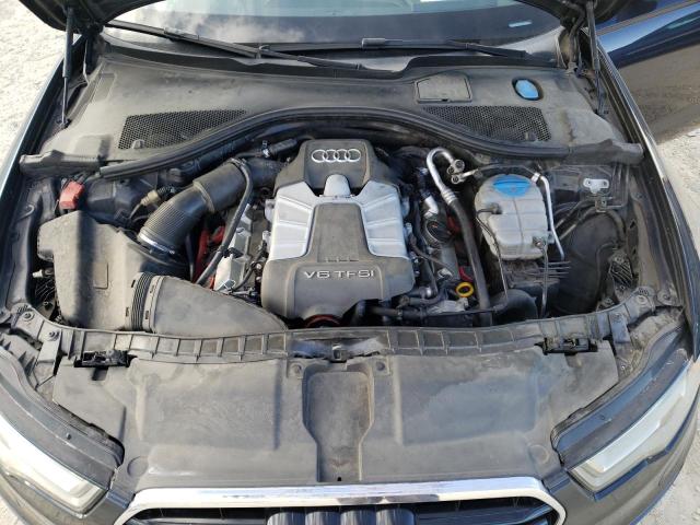 WAUJGAFC8DN050304 - 2013 AUDI A6 PRESTIGE შავი ფოტო 11